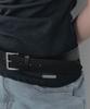 Teuwi One-Off Shirred Asymmetrical T-Shirt (Belt Set)
