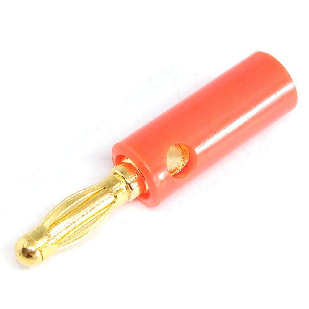 Golden 10pcs Gold Plated Black Red 4mm Adaptor Banana Plug Connectors Adapter