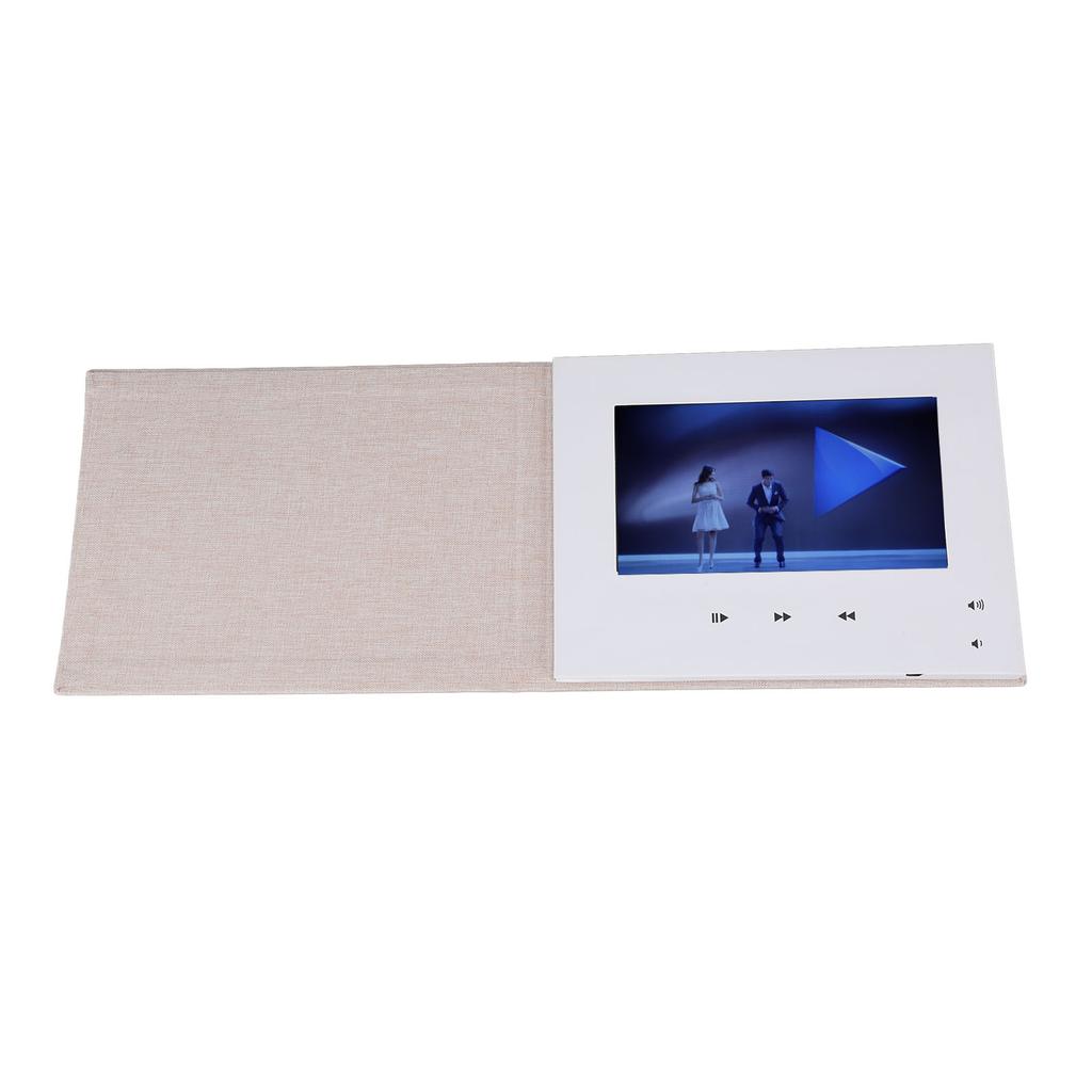 7 Inch Video Greeting Card Video Brochure Electronic Greeting Card with LCD Screen for Birthday