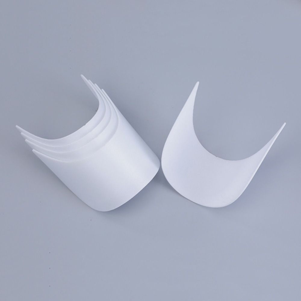 20Pcs DIY Baseball Cap Brim Peaked Removable Easy Insert Cap Brim Replacement Plastic Practical Hat Visor Shaper Inserts