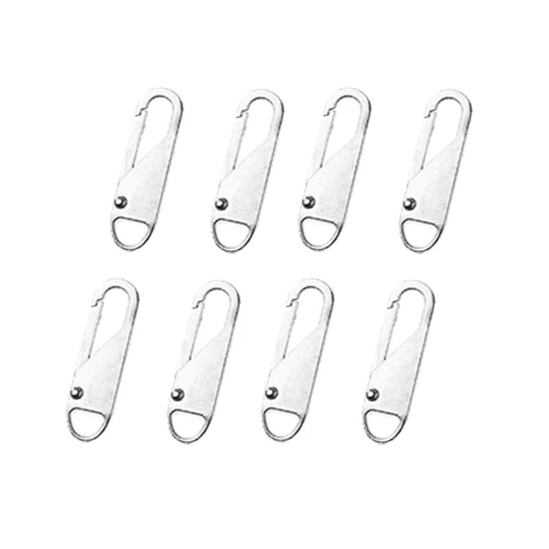 4/8Pcs Reusable Detachable Zipper Pull Replacement Tool Free for Jackets Bags Luggage Winter Coats Purses