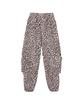 ASIF CALIE Leopard Cargo Pants Pink