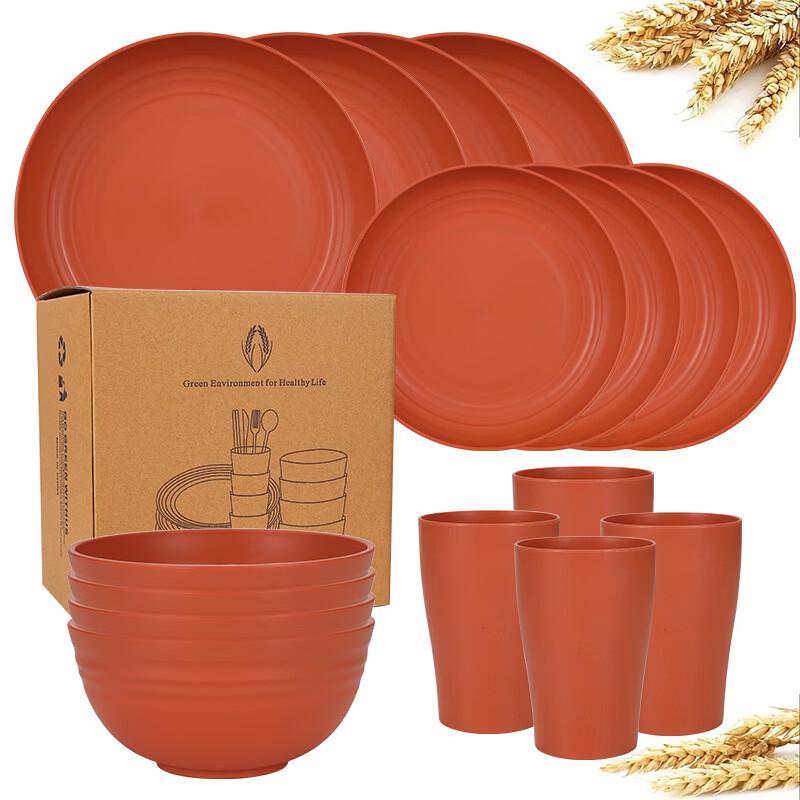 Wheat Straw Dinnerware Set