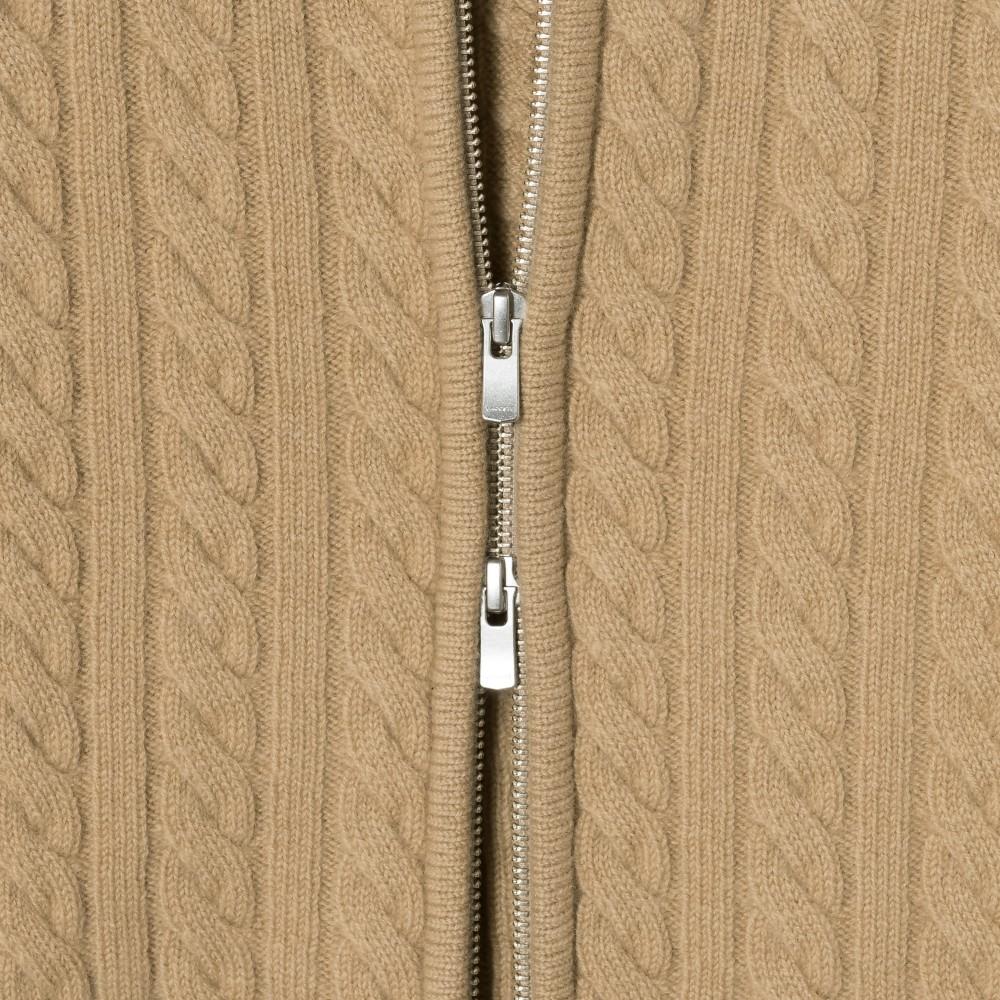 Lacoste Men's Cable Zip-Up Cardigan AH402E-55N02S