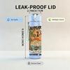 1PC Retro Beach Summer Vibes Poster 750ml Color Plastic Sports Water Bottle Leakproof Flip Straw Lid Suitable for Sports Office Home Use