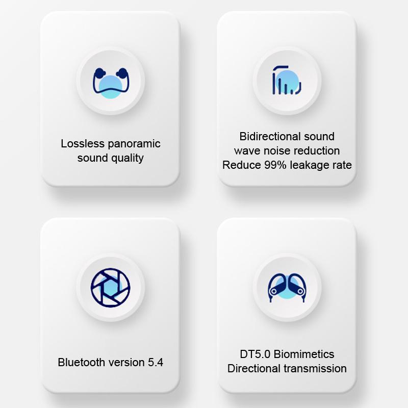 Wireless Ipx8 Waterproof Bone Conduction Headphone With 32G For Swimming Sporters Ear-Hook Open Ear Earphone Led Display Screen