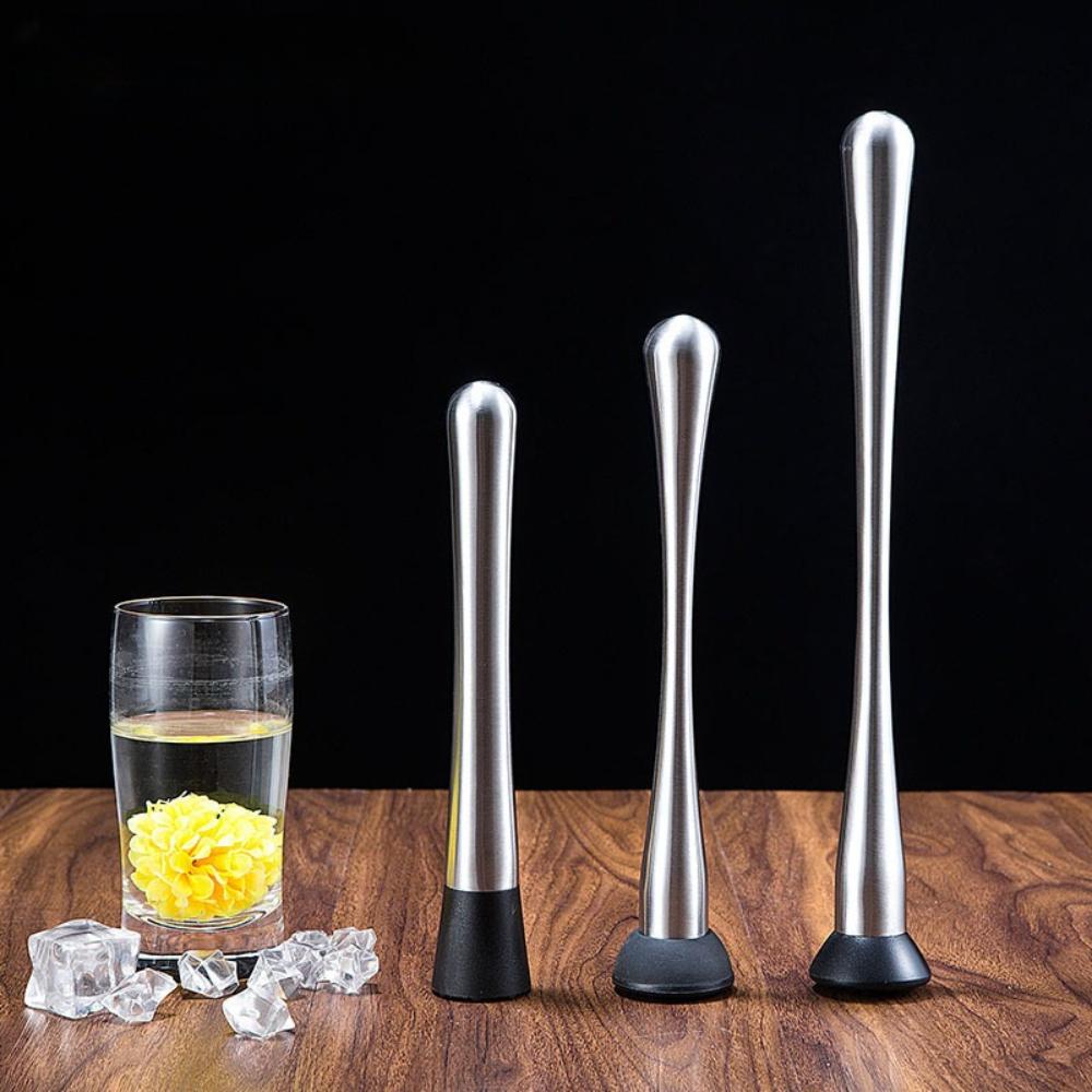 Nerezový muddler na led KFS-008 Mačkadlo na citrony Cocktailový muddler Barové nářadí pro míchání nápojů Použití v barech a restauracích KFS-008