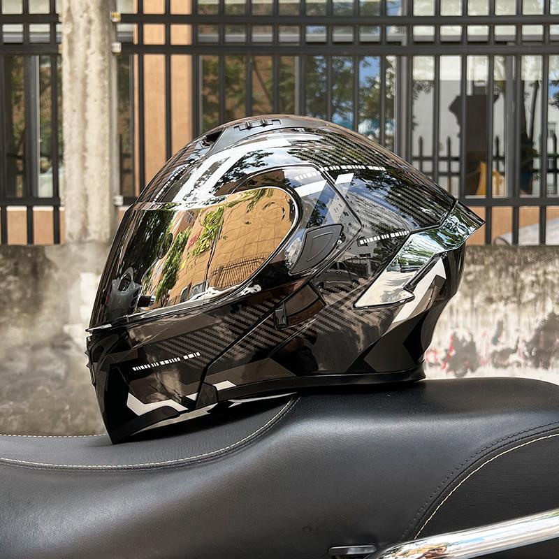 Motocyklové přilby Modulární vyklápěcí dvojité štíty Helma Celoobličejová Casque Moto Racing Motokros DOT Motocicleta