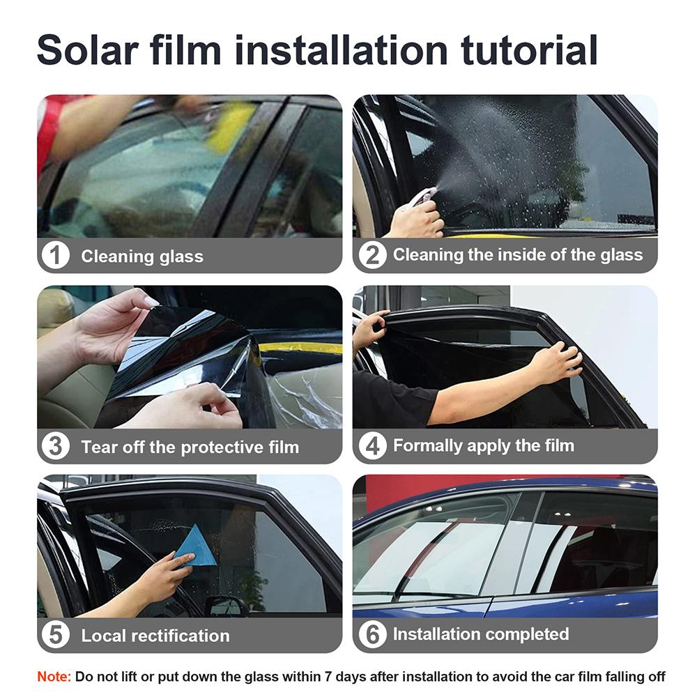 Solar UV Protector Summer Tint Film For Tesla Model S ModelS 2020 2025 Car Front Rear Side Window Accessories