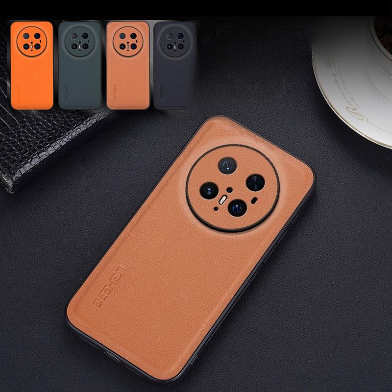Carbon Fiber PU Leather Shockproof Cover For Huawei Mate 70 Pro Anti-Shock Soft Phone Protection Case For Mate 70 60 Pro 50 RS