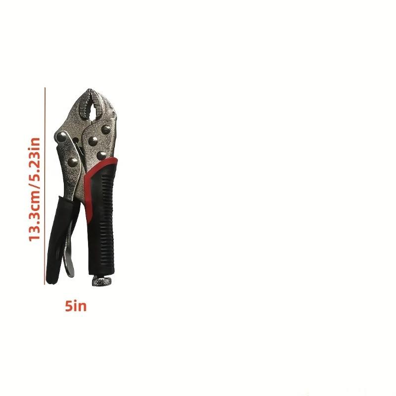 5inch Locking Pliers Lock Pliers Curved Jaw Pliers Straight Long Nose Pliers Multi-function Welding Tools