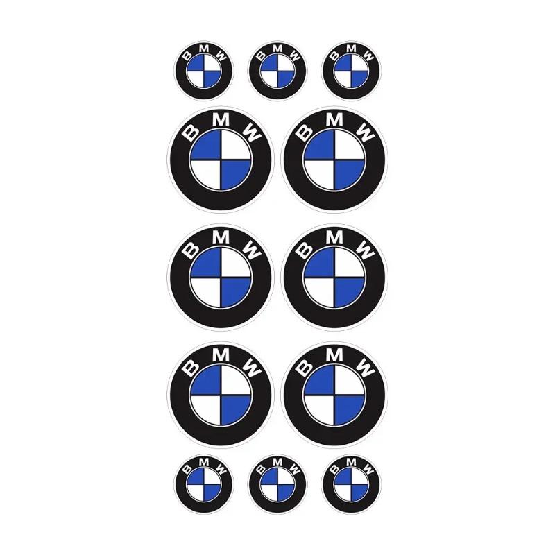 Pro BMW Kulaté 3D Logo Auta Reflexivní Voděodolná Samolepka Pro S1000 RR R1250 GS Motocykl Závodní Dekorace Měkká Samolepka