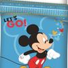 Disney Mickey Children's Bedding Set - Single Duvet Cover 140x200 Cm + Pillowcase 63x63 Cm - Blue
