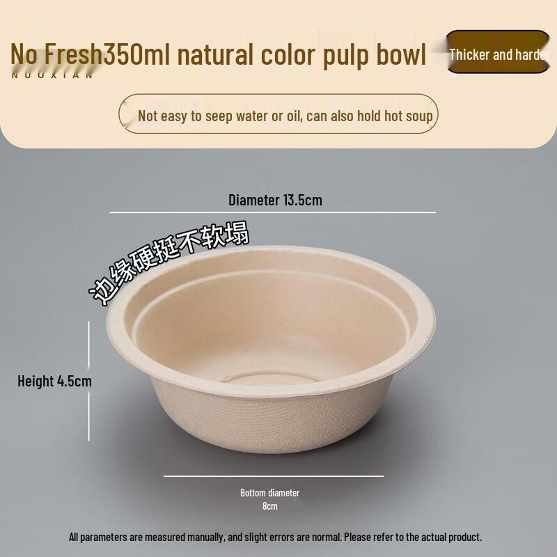 Disposable Wheat Straw Bowls