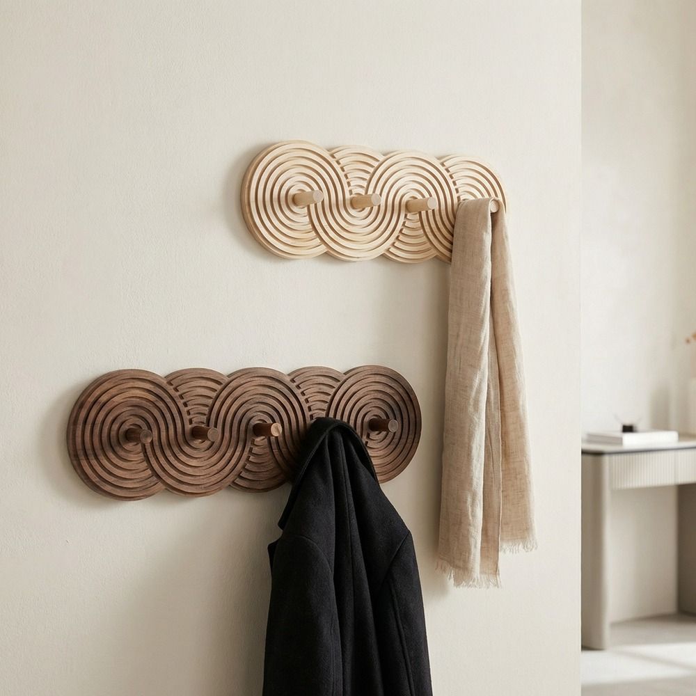 Bohemian Style Wall-Mounted Organizer Modern Entryway Organizer  Wall Storage