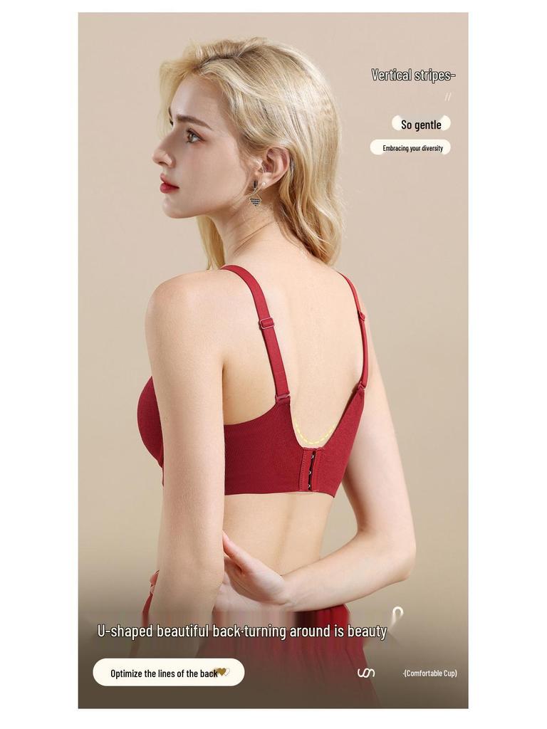 Seamless Comfortable Push-up Bra for Small Chest - Anti-Sag, No Wire, Thin Side Support