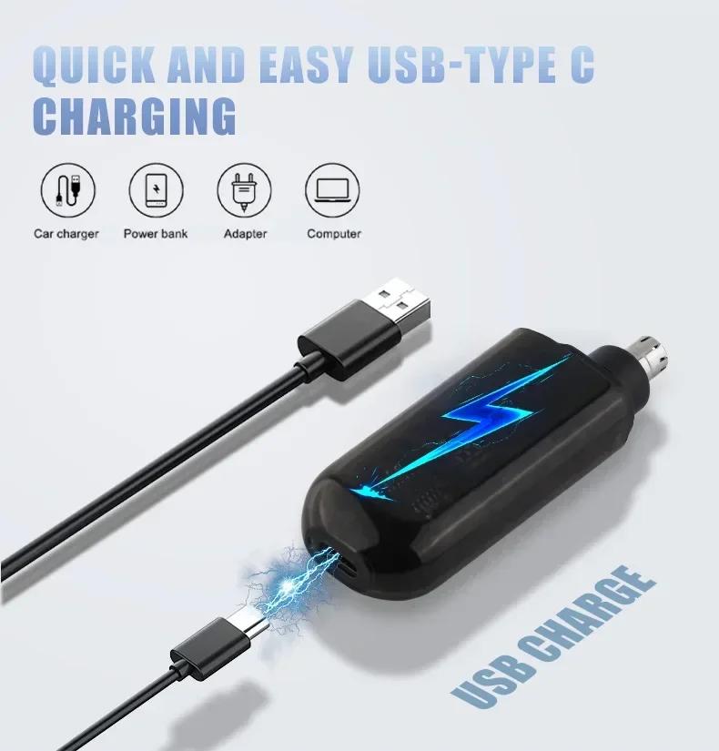 Portable T9 Hair Clipper Nasal Hair Device Boyfriend Gift USB Charging Hair Cutting Electric Hair Trimmer For Men Face Care Tool