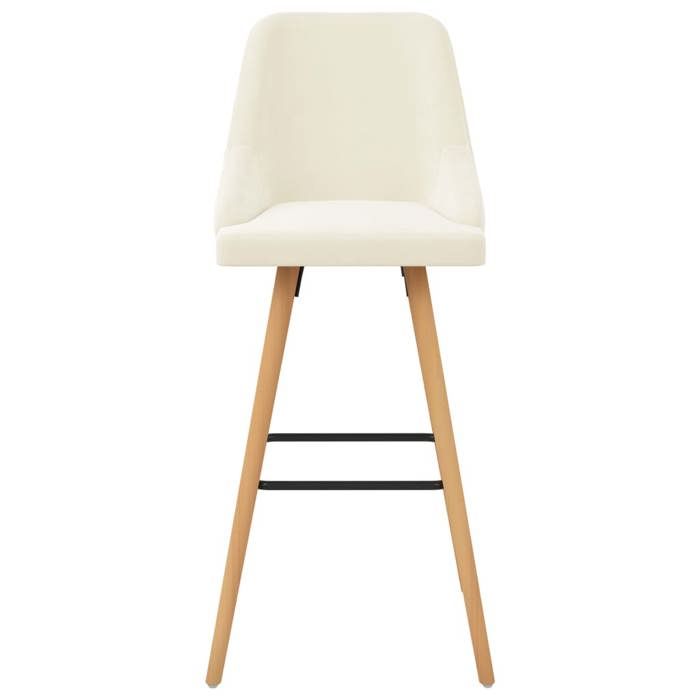 VidaXL Lot de 2 Chaises de Bar, Siège de Pub, Chaise de Bistrot, Meuble de Salle à Manger Cuisine Salon Maison Intérieur, 289556
