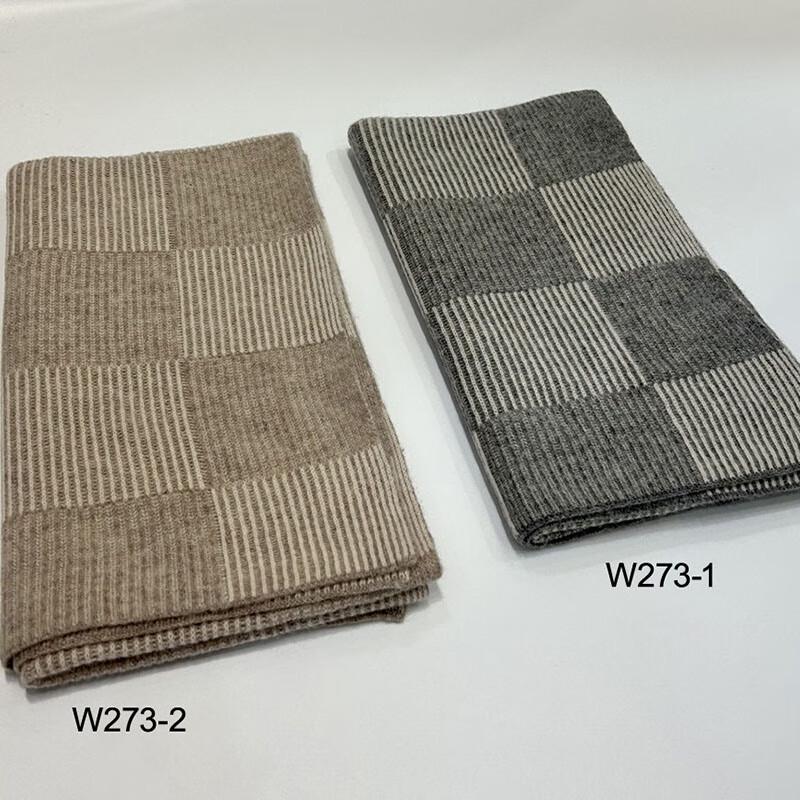 G·TENNA Women's Plaid Wool Scarf