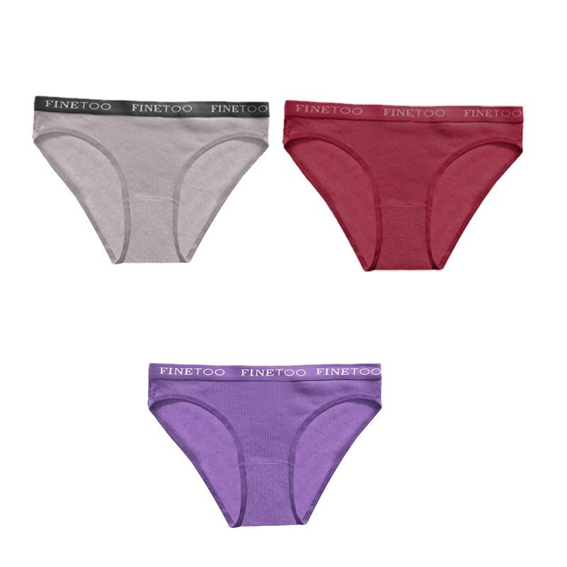 

FINETOO новое хлопковое нижнее белье, женские трусики, сексуальные трусы, однотонные трусики, нижнее белье, женское нижнее белье M-2XL L