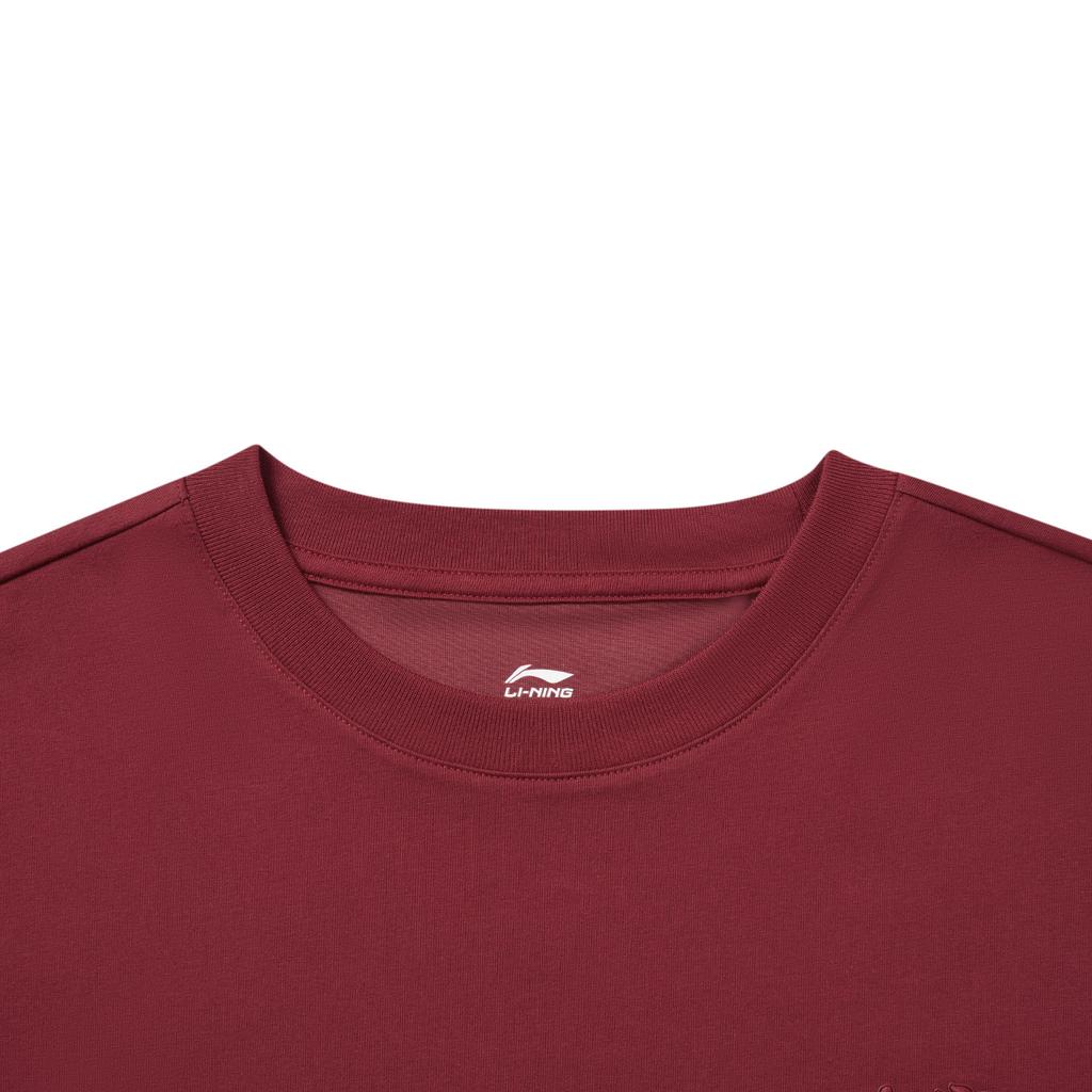 Li Ning Sports Lifestyle Series Ice Comfort Short Sleeve Round Neck Logo T-Shirt Men Tops AHSW791-6