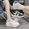 Platform White Shoes Women's 2025 Spring New Black and White Panda Shoes Versatile Casual Shoes Small Board Shoes Sports Shoes