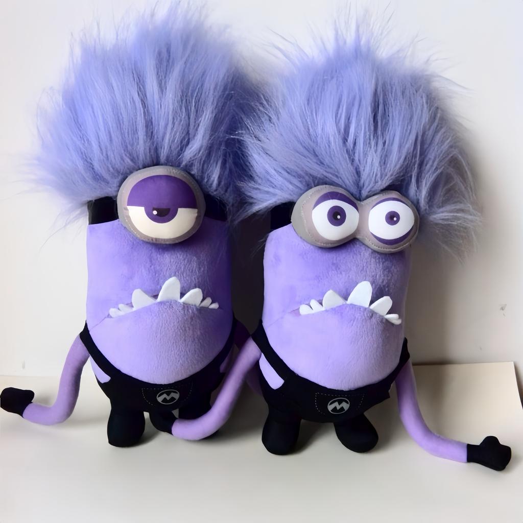 Cute Yellow Minion Plush Toy Doll Soft Stuffed Animal Fun Gift For Kids
