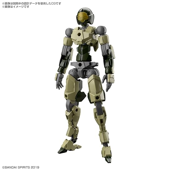 BANDAI SPIRITS 30MM EXM-A9a Spinatio (Army Type) 1/144 Scale Color-Coded Plastic Model