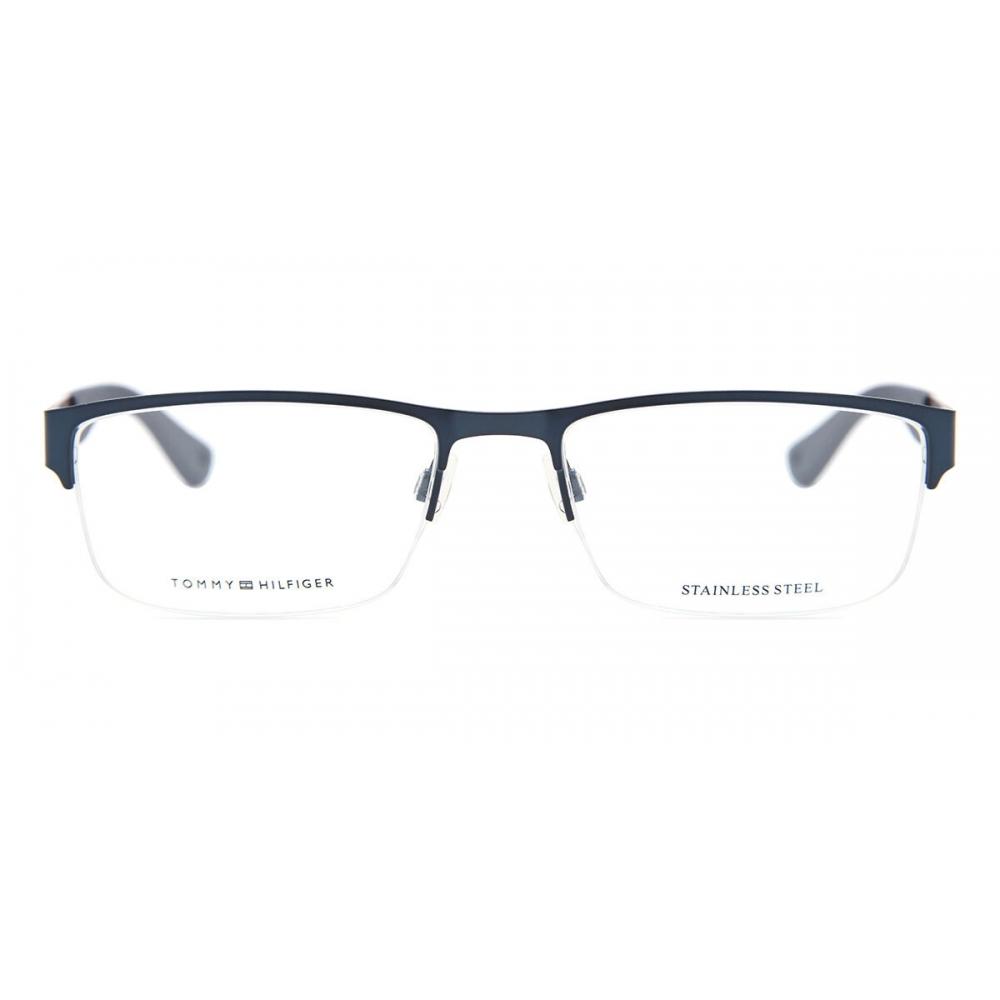 

Tommy Hilfiger Th 1524 Pjp Men Eyeglasses Blue/52-18-145
