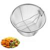 French Fries Basket Stainless Steel Fry Baskets With Handle Deep Fryer Strainer Blanching Basket Deep Fryer Skimmer For Kitche