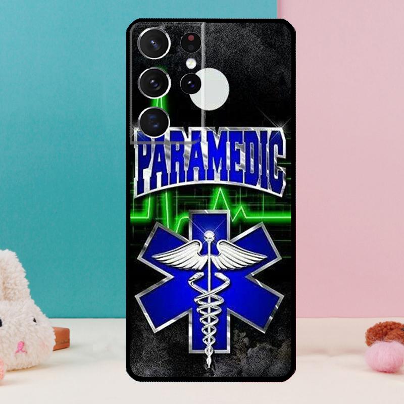 

EMT EMS Medical Rescue Phone Case For Samsung Galaxy S25 S24 S23 S22 S21 Ultra S9 S10 Plus S20 FE Funda Cover Shell Galaxy S24