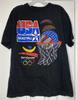 Vintage 1992 USA Basketball Olympics Barcelona T Shirt Black Size Large Unisex T-Shirt
