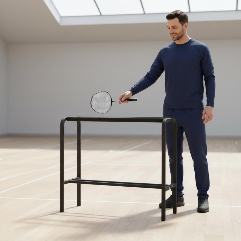 Badminton Racket Stand Upright Storage Holder Easy to
