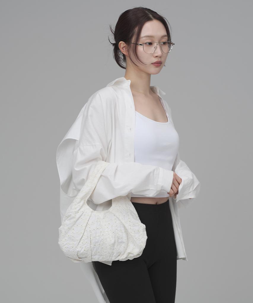 Kimimi Dumpling Tote Bag White Star