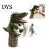 Gift for Cat Lovers Wrestling Glove with Arm Sleeve, Dinosaur Interactive Toy, Puppet Bite Proof Handling Protective 2 Feather Toys Indoor Cats