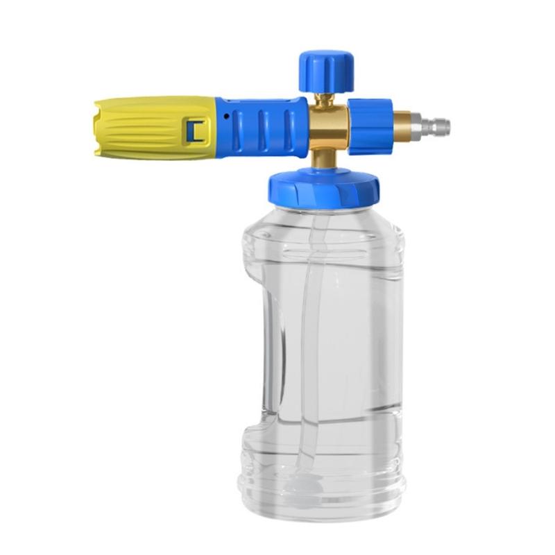 Soap Dispenser Wide Mouth Foam Cannons for Pressure Washer Thick Snow Foam Lances for Car Washing 1/4In Quick Connector