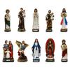 Artistic Religious Resin Figure Marys With Infant Statue Jesuses Figurine Moisture Proof For Shelf Table Top Decors
