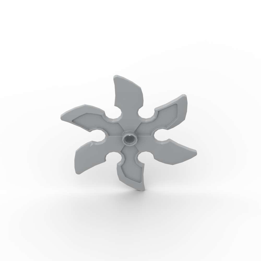 Non-Toxic Moc 1Pcs 41125 Circular Saw Blade Darts Building Blocks Kit With Pin Hole And Six Teeth Bricks Educational Diy Toy Children Gift