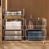 Closet Organizer and Storage, Clothes Hanging Shelves Wire Baskets Storage Basket Bins, for Clothing Sweaters Shoes Handbags