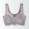 MUJI Mocha XL Women's Half-Top Bra, Non-Slip, FCH55A4A, Brown, Women's