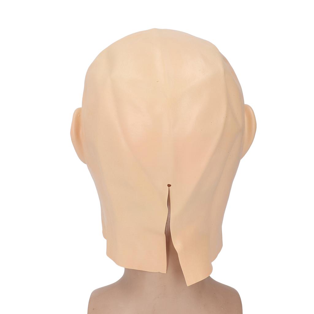 Accessoire de tête en latex pour homme Accessoires de fête Accessoire de fête original Couvre-tête en latex réaliste lavable pour maison hantée Cosplay