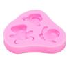 Farm Animal Silicone Fondant Pattern Sheep Pig Cow Mixed Shape for Resin Casting Chocolate Cake