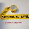 Caution Halloween Decorative Warning Tape - No Glue, Disposable Barrier