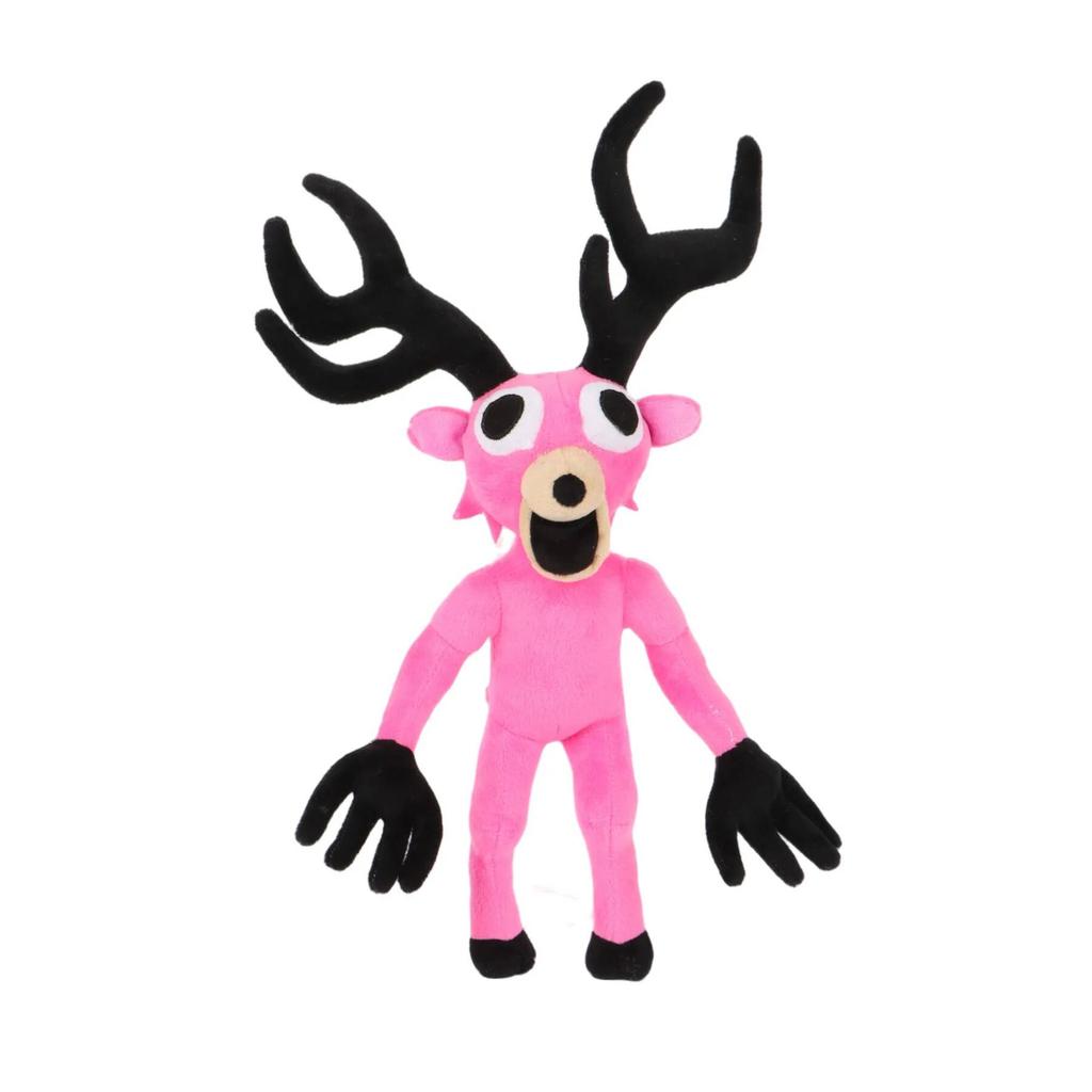 New 99 Nights In The Forest Black Cat Plush Cute Pink Baby Deer Stuffed Doll Funny Blue Owl Red Goat Plush Toy For Kid Gifts