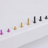 Multiple Color M4 p0.7mm x 8 10 12 14 16 18 20 -45mm GR5 Titanium Alloy Countersunk Screw Bolt  T20 Torx Flat Head For Motocycle