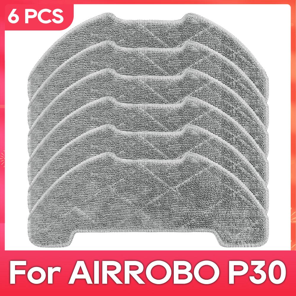 Compatible with AIRROBO P30 Parts Accessories Robot Vacuum Cleaner Main Side Brush Filter Mop