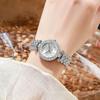 Butterfly Original Diamond Watch for Women Fashion Elegant Stainless Steel Quartz Wristwatch Luxury Ladies Dress Watches