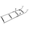 Boat Foldable 4 Steps Ladder Removable Adjustable Anti Slip 316 Stainless Steel Stern Mount for Pontoon Yachts