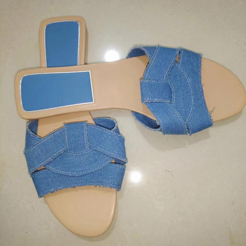 BCEBYL NEW Fashion Sexy Round Toe Flat Walking Shoes Sandals Casual Comfortable Beach Shoes Elegant Women's Slippers