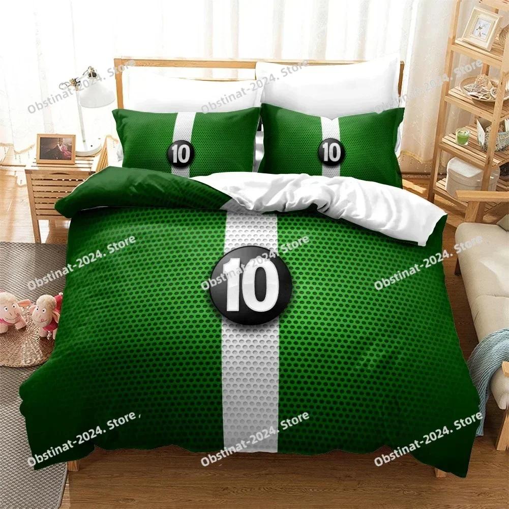 Funda nórdica con dibujos animados 3D de Ben 10 y funda de almohada, juego de cama individual, doble, individual, matrimonial, queen y king, para decoración de dormitorio